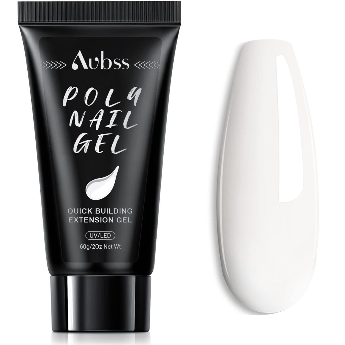 White Poly Nail Gel, Aubss 60G Poly