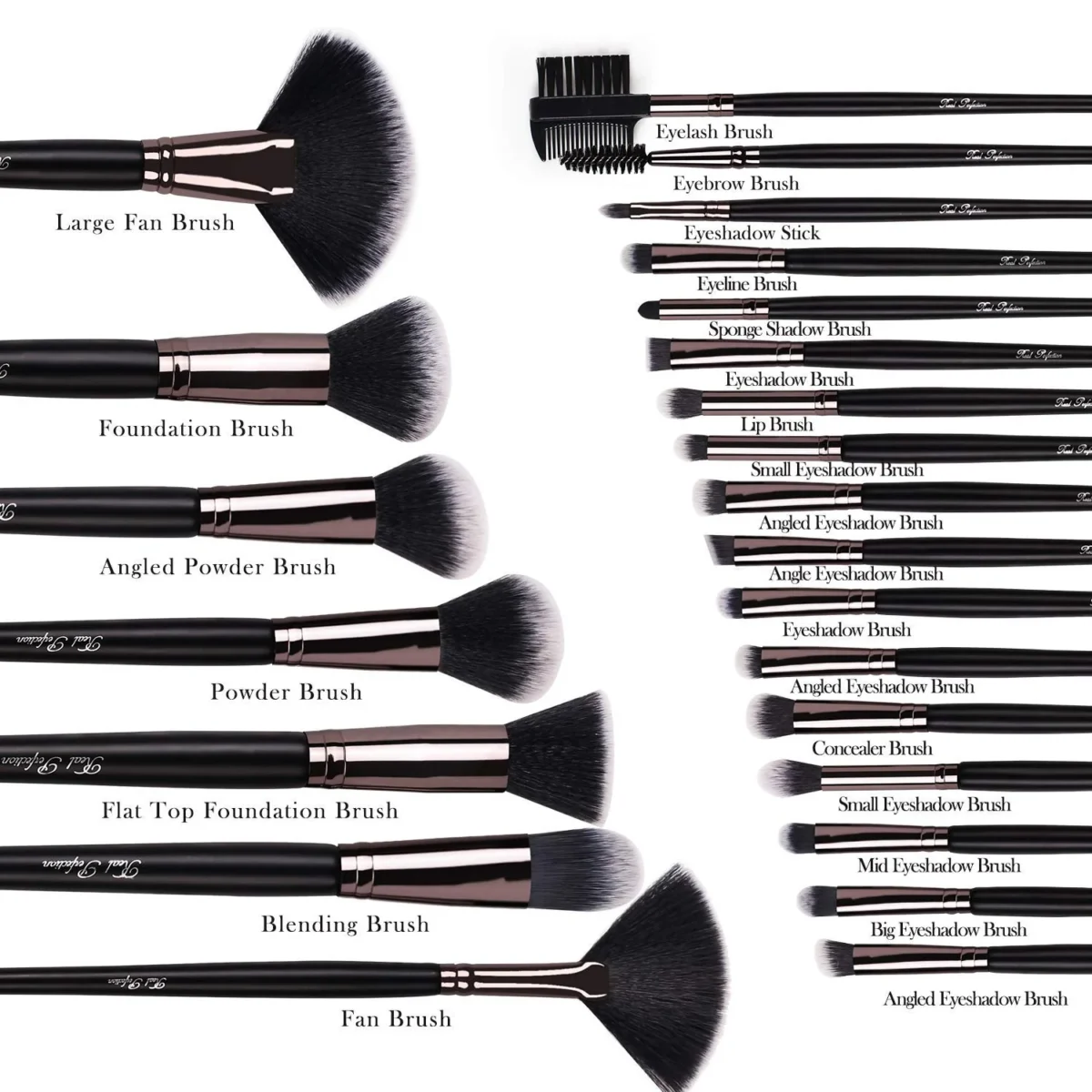 24 Pcs Professional Makeup Brush Set KIt With Pouch