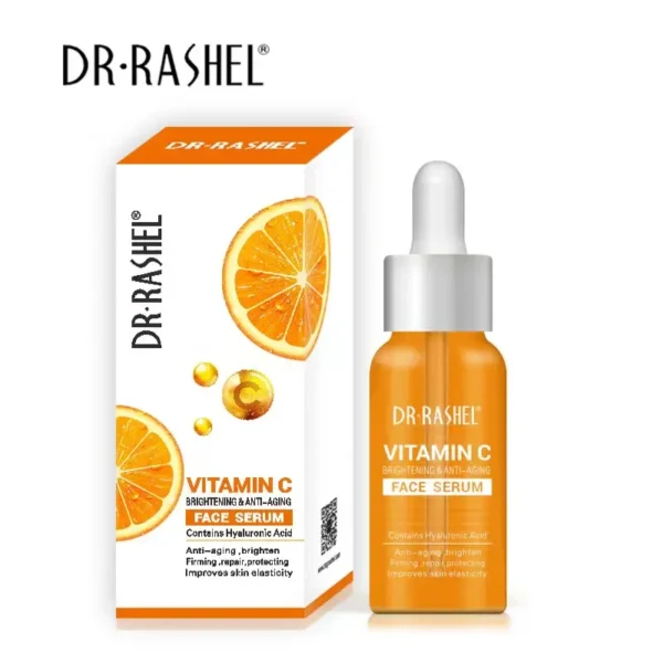 Dr. Rashel Vitamin C Face Serum is the ultimate remedy for Skin Discoloration, Dark Spots, skin aging concerns. Rich with Vitamin C and Hyaluronic Acid extracts to boost skin immunity, improve skin texture, and smoothen skin surface.