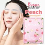 BIOAOUA Peach Facial Mask Moisturizer Face Sheet Mask