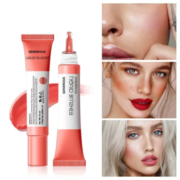 Liquid Blush On For Face And Cheeks For Girls Pink & Peach Color Price in Pakistan