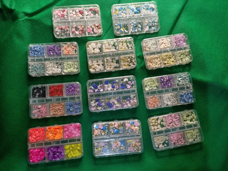 12 Colors Cute Nail Sprinkles Nail Art Sprinkles Plastic Sprinkles